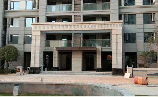 世茂龍灣鋼掛門樓-案例展示